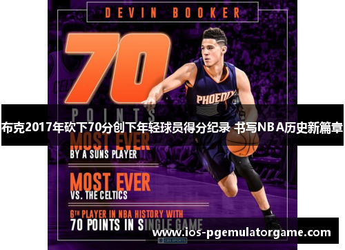 布克2017年砍下70分创下年轻球员得分纪录 书写NBA历史新篇章