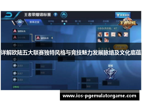 详解欧陆五大联赛独特风格与竞技魅力发展脉络及文化底蕴